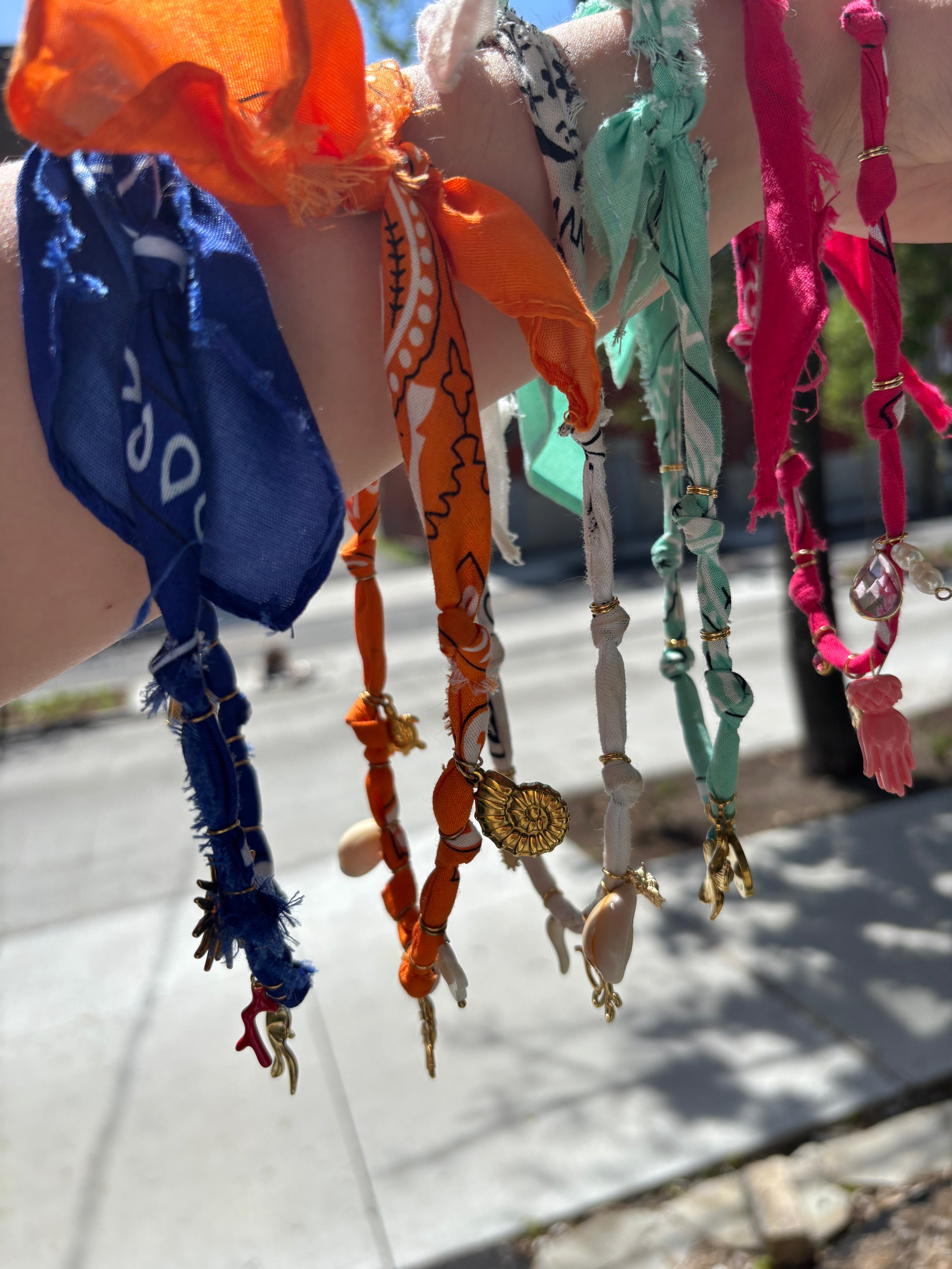 Collier Bandana doré - Personnalisable