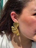 Boucles d'oreilles Ginkgo