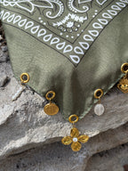 Customizable gold bandana