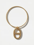 Pulsera fina de eslabones marinos