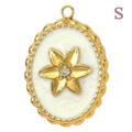 Charm Médaille blanche