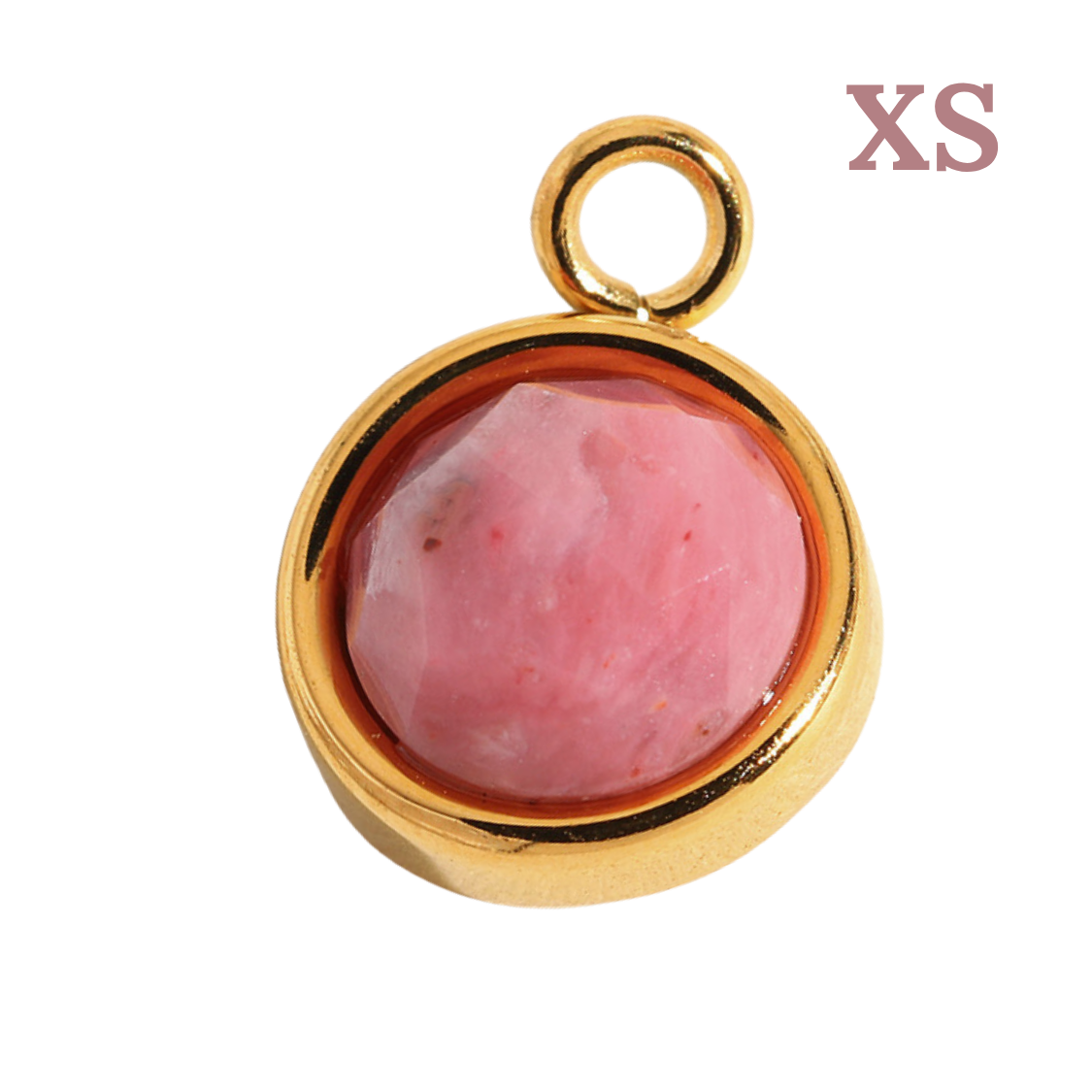 Charm Medalla rosa