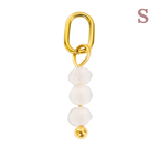 Dije colgante con cuentas translúcidas
