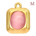 Charm Pendentif quartz rose