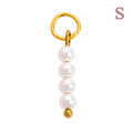 Dije Colgante perlas blancas