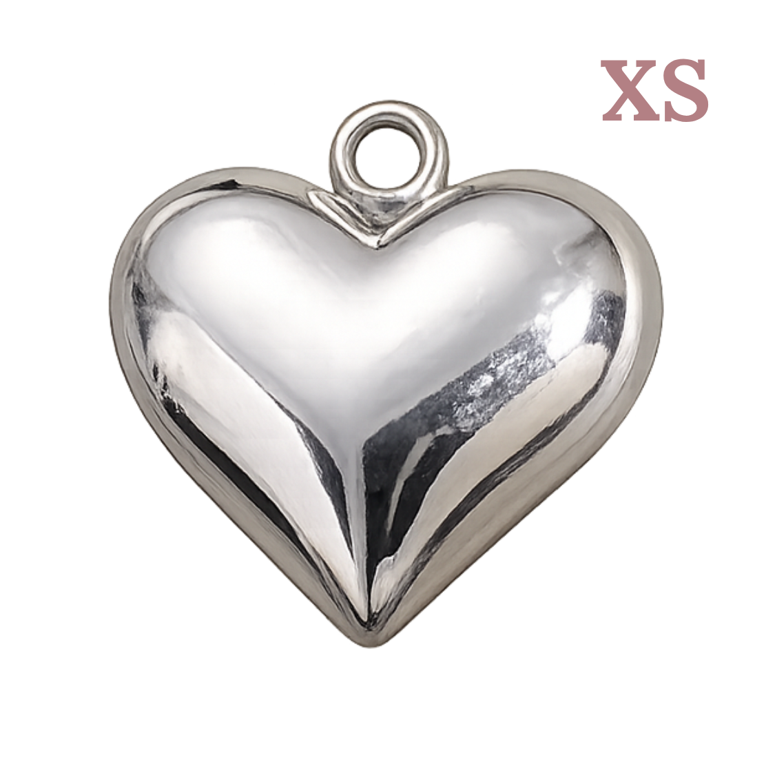 Dijes de corazón abombado