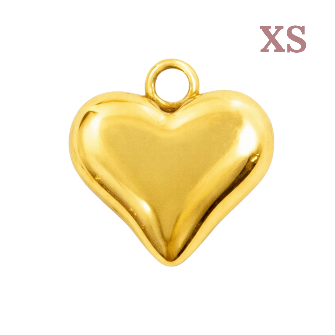 Charms Petit coeur bombé