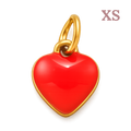 Dije de corazón pequeño esmaltado