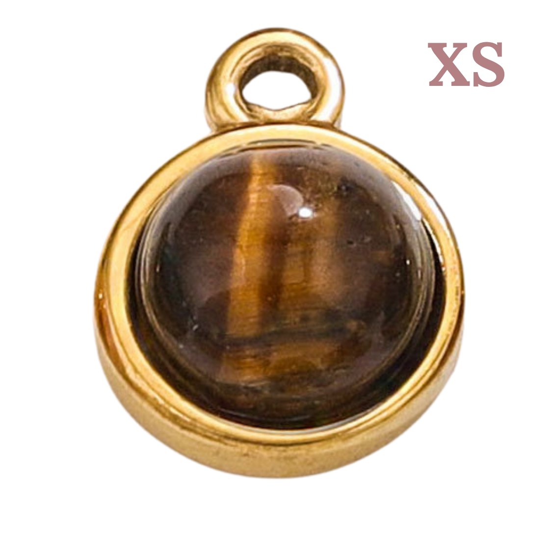 Charm medalla ojo de tigre