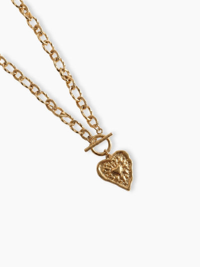 Collar Corazón Cadena Fantasía