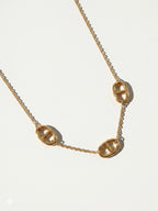 Collar de eslabones marinos