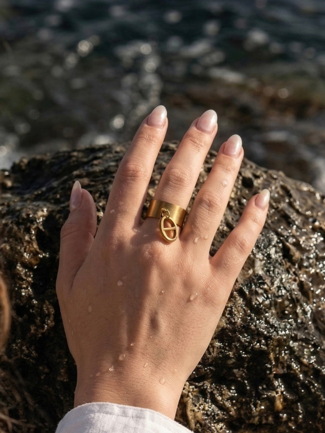 Anillo Cadena de Eslabones Marineros
