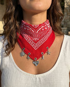 Bandana argenté personnalisable