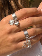 Anillo plateado personalizable