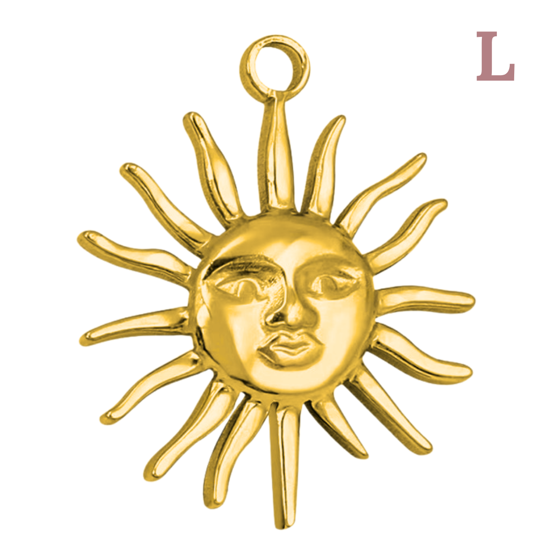 Charm Soleil avec visage
