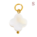 Charm Trèfle blanc nacré