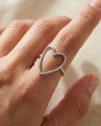 Bague Fine Cœur