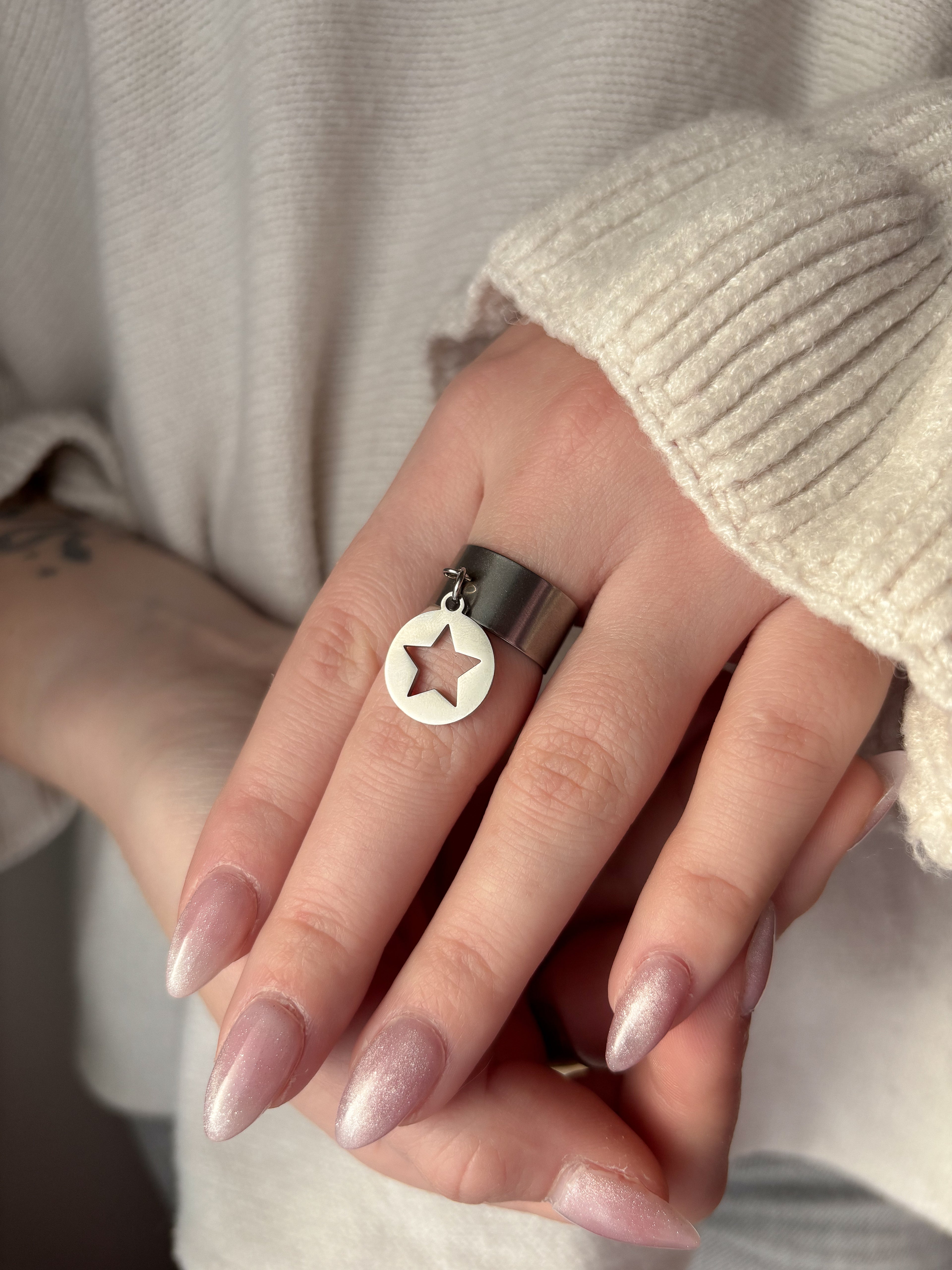 Bague Médaille Étoile