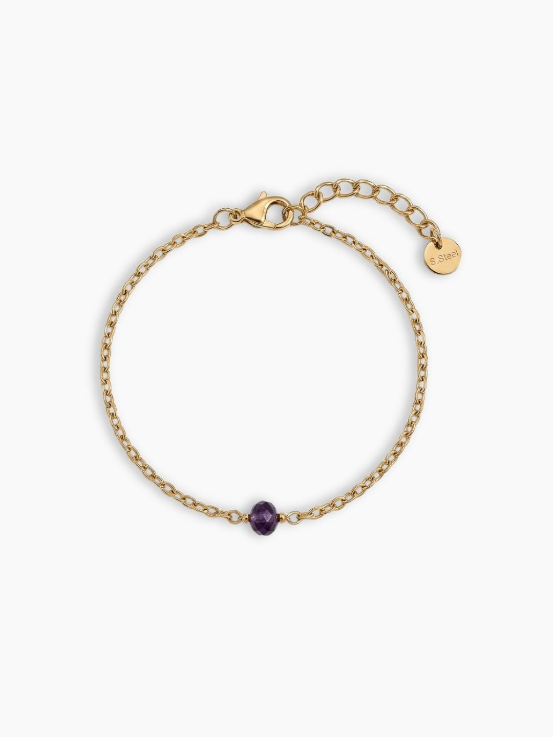 Bracelet perles et acier inoxydable Eleanore, Maison Soleyah
